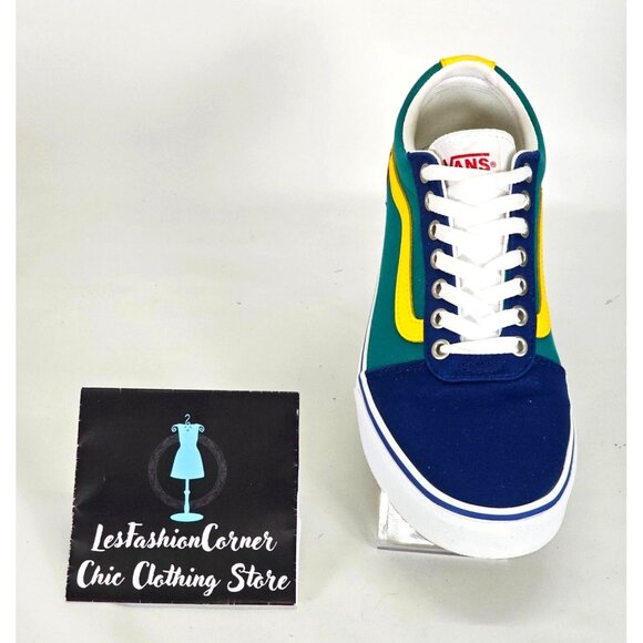 Vans Men's Yacht Club Old Skool Primary Color Block Canvas Shoes Size 9 114 - Picture 14 of 16